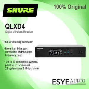 SHURE QLXD4 QLXD 4 Digital Wireless Receiver