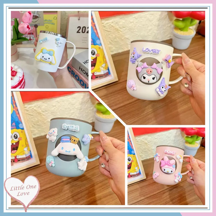 Gelas Cangkir Mug Sikat Gigi Plastik Sanrio
