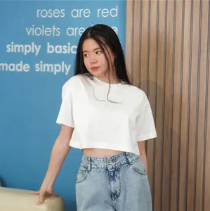 Crop Top T-Shirt "Simply Basic Boop Crop Top Tee"