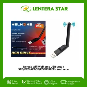 Dongle Wifi Welhome USB untuk STB/PC/LAPTOP/KOMPUTER