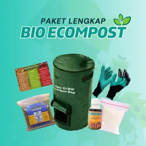 baru!! Bio Ecompost Paket Komposter Lengkap Compost Bag 80 Liter Easy