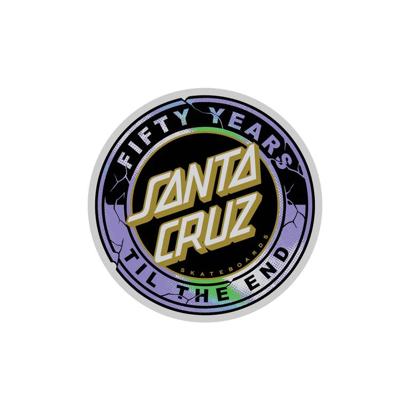 Santa Cruz Stickers 50th TTE Dot 3in x 3in 0