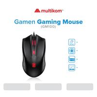 Gambar GAMEN GM100 Gaming Mouse 2000 DPI Macro Ultralight GM-100 dari MULTIKOM ID Kota Palembang 1 Tokopedia