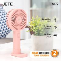 Gambar Kipas Angin Portable JETE SF2 with Holder Dock - Garansi 2 Tahun - White dari Fenix Gadget Kota Administrasi Jakarta Pusat 2 Tokopedia