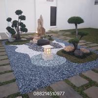 Gambar taman belakang rumah batu taman dari Bunga Lestari gardens Kota Administrasi Jakarta Utara 1 Tokopedia