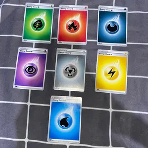 Pokemon TCG Indonesia - Energi Dasar Non Holo All Element (Dark/Grass/Metal/Lightning/Fighting/Fire/Water/Psychic)