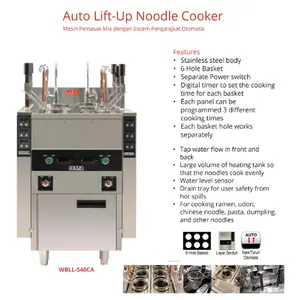 Auto Lift Up Noodle Cooker Getra type WBLL-540CA/mesin perebus mie oto