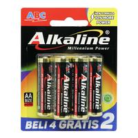 Gambar ABC Baterai Alkaline AA, beli 4 dapet 2 dari Super Grosir Mama Kota Administrasi Jakarta Selatan 2 Tokopedia