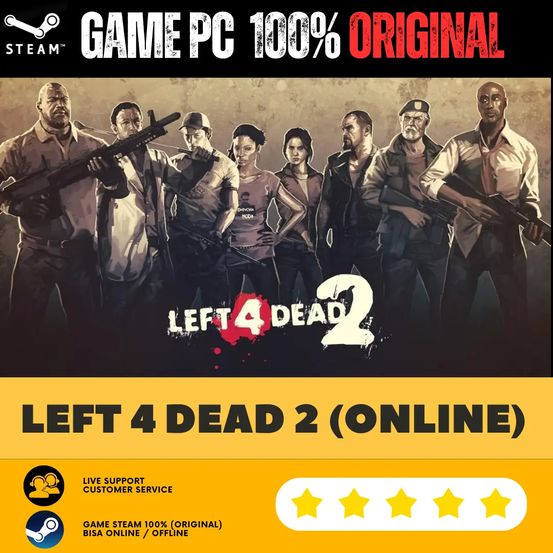 Left 4 Dead 2 Steam Online - Game PC Original 100% Kudus