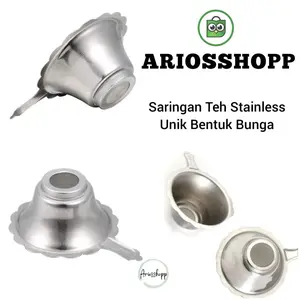 Saringan teh Bunga stainless unik import / Saringan Bunga Teh