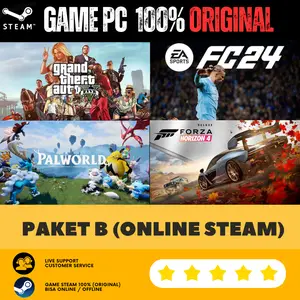 4 Game PC Steam ONLINE (100% BISA ONLINE)