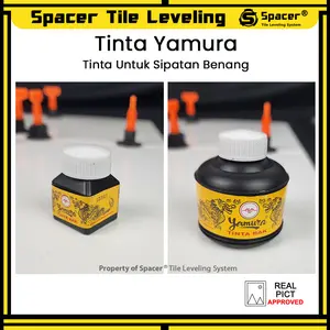 YAMURA Tinta Sipatan Benang cap Naga HITAM