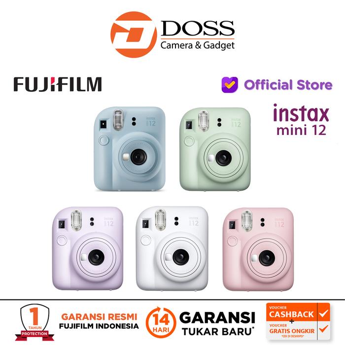 Gambar Fujifilm Instax Mini 12 Instant Film Camera Instax Mini12 - Blossom Pink dari Doss Bali Kota Denpasar 5 Tokopedia