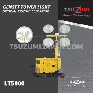 Light tower Type LT 5000 1000 watt x 4 TSUZUMI JAPAN
