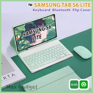 For Samsung Galaxy Tab S6 Lite 10.4 Inch P615 P619 2020 2022 2024 Keyboard Bluetooth Case Flip Cover Magnet Warna Mouse Detachable For Samsung Galaxy Tab S6 Lite 10.4 Inch P615 P619 2020 2022 2024 Keyboard Bluetooth Case Flip Cover Magnet Warna Mouse Detachable