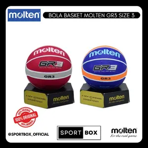 Bola Basket Molten GR3 size 3 - ORIGINAL (anak 3 - 6 tahun)