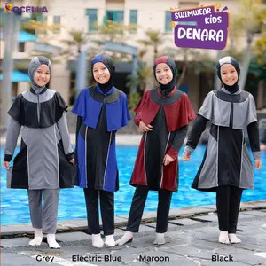 Rocella Denara Baju Renang Anak Perempuan Hijab Muslimah