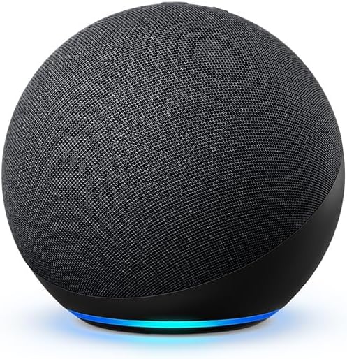 Amazon Echo 4 Gen (Besar) - Large Alexa Smart Speaker with Strong Bass
