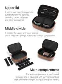 Gambar ddHiFi CZ180 Portable HiFi Storage Case for IEM Earphone Cable DAP DAC AMP dari bestdeal_NEW Kota Administrasi Jakarta Pusat 5 Tokopedia