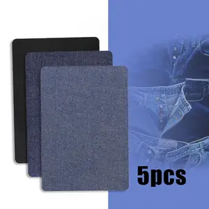 Kain Tempelan Jeans Iron-On Patch Tidak Menjahit