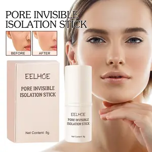 Eelhoe Pore Invisible Isolation Stick 8g Invisible Pore Primer Stick Smooth Face Lines Pore Eraser Lasting Covering Oil Control Waterproof Even Skin Tone Concealer Stick