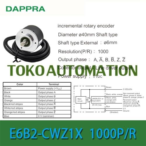 Gambar E6B2 CWZ1X E6B2-CWZ1X E6B2 CWZ1X 1000P/R 1000 ppr Rotary Encoder PY39 - OMRON  dari tokoautomation Kota Administrasi Jakarta Utara 3 Tokopedia