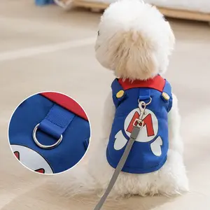 Hipi Mario tee with leash connector