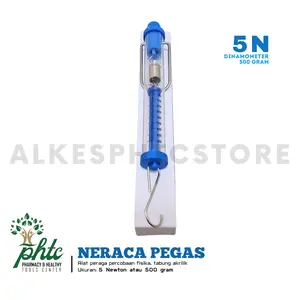 Neraca Pegas 5N Tubular Acrylic dinamometer 500 gram Timbangan Pegas