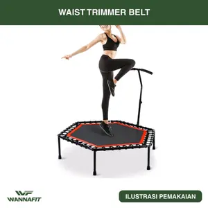 Trampolin 50Inch wannafit alat mainan lompat lompat trampolin 50 Inch