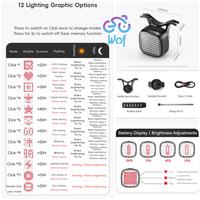 Gambar ROCKBROS R7 Lampu Pintar Belakang Sepeda Sinkronisasi 2 Braket Bicycle Rear Light Smart Brake Sensing Synchronized Taillight 12 Modes Ipx6 Rechargeable Rear Light MTB Road Bike Dual Brackets dari Wof Wheel of Fortune Official Kab. Tangerang 2 Tokopedia