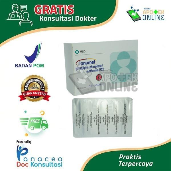 JANUMET 50 MG/500MG  BLISTER 7 TABLET