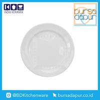 Gambar Indo Keramik Plain White B&B Plate 6.5 in (PC-6.5) Piring Kue dari Bursa Dapur Mall Kota Administrasi Jakarta Barat 2 Tokopedia