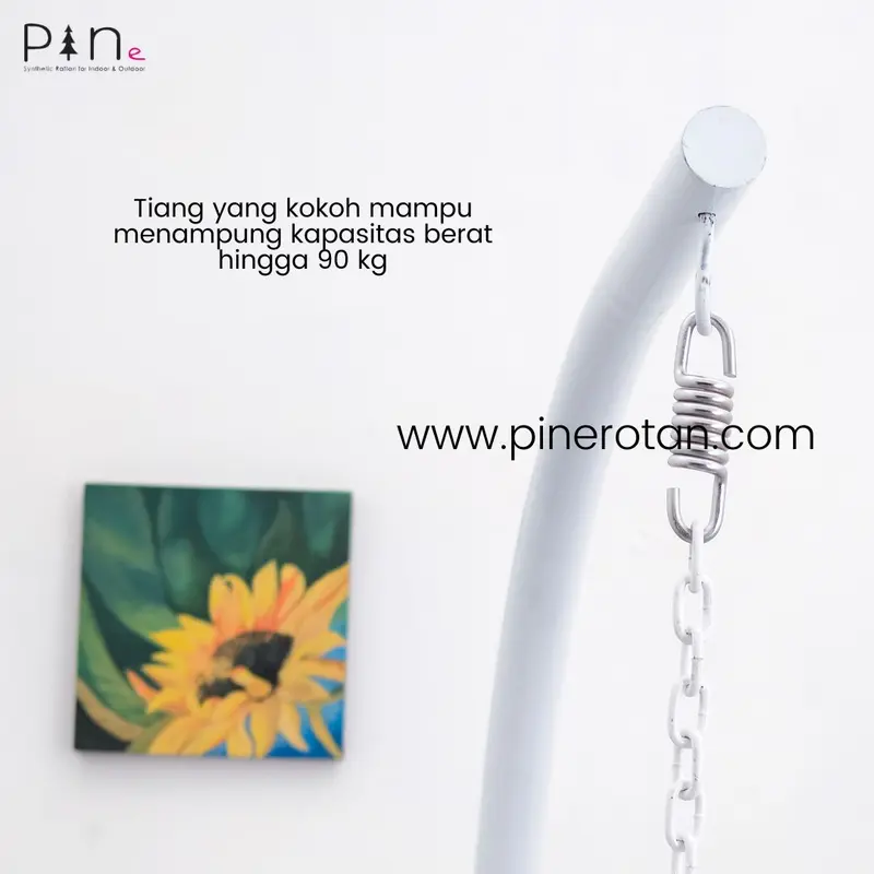 Tiang ayunan rotan / tiang besi untuk ayunan / HANYA TIANG SAJA TANPA AYUNAN 0
