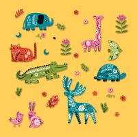 Gambar Capricorn Design Sticker Pack Label Motif Animal STR 005 - ANIMAL dari Capricorn Design Kota Tangerang Selatan 5 Tokopedia