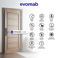 Gambar evomab Smart Door Lock Kunci Pintu Digital Fingerprint Kartu EDLK-MK1C dari evomab Kota Administrasi Jakarta Barat 2 Tokopedia