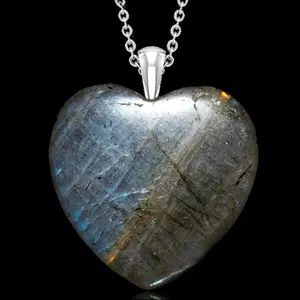 kalung  labradorite stone - Made In Turkey - Simple / Elegant Kalung Wanita