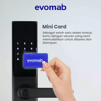 Gambar evomab Smart Door Lock Kunci Pintu Digital Fingerprint Kartu EDLK-MK1C dari evomab Kota Administrasi Jakarta Barat 5 Tokopedia
