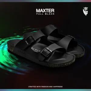 Crousel Sandal slide \ Unisex - Maxter Full Black
