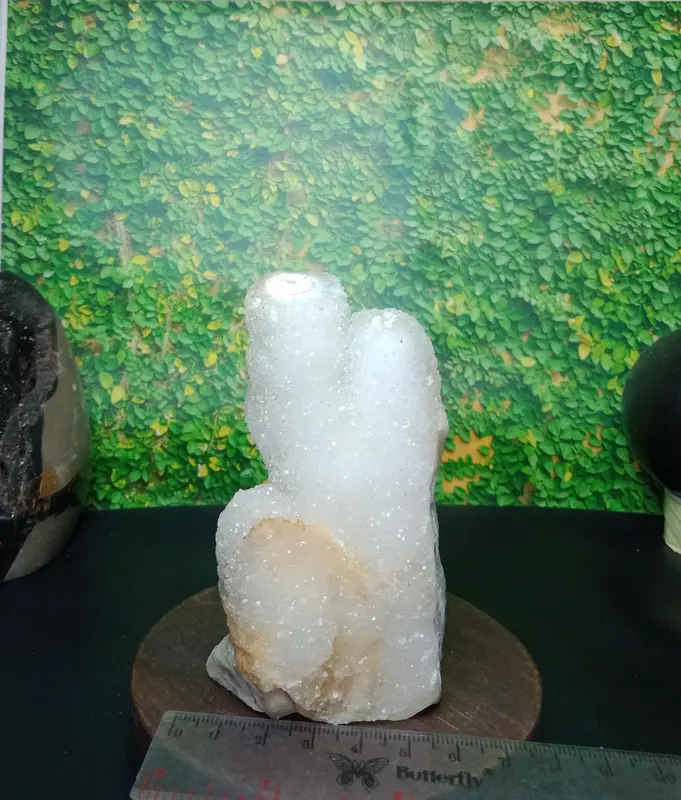 Crystal Natural Clear Quartz Druzy from Cactus Batch Cluster (4) 3