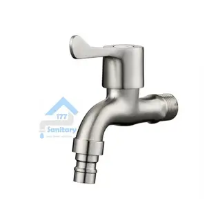Kran TAMAN Stainless 304 Minimalis KT23- Keran air tembok mesin cuci