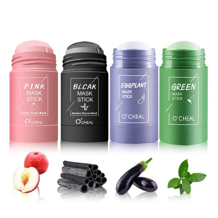 LAGI VIRAL !!! O'cheal Stick Mask Clay Mask Masker Stick Masker Wajah Anti Jerawat Cerah Lembut Clay Mask Masker Green Tea masker