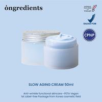 Gambar ONGREDIENTS Slow Aging Cream 50ml | Early Anti-aging Nourishing Skin Butterflly Pea Flower (Bunga Telang) dari Ongredients Indonesia Kota Administrasi Jakarta Utara 1 Tokopedia