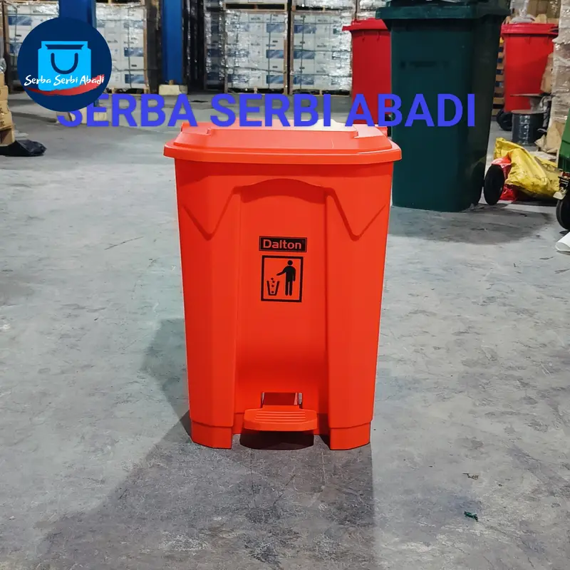 dust bin tong sampah injek dalton 80 Liter, biru, merah, hijau, kuning 5