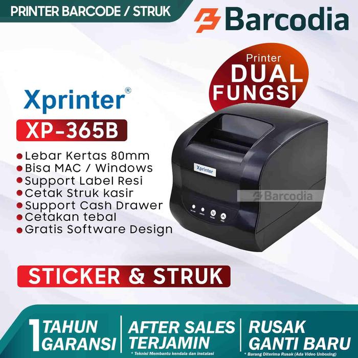 Gambar PRINTER LABEL RESI XPrinter 385B PRINT ALAMAT PENGIRIMAN JNT TOKOPEDIA dari Barcodia Kota Administrasi Jakarta Pusat Tokopedia