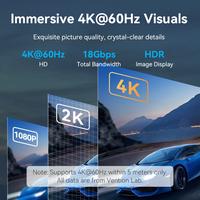 Gambar Vention Kabel HDMI Male to Male HD 4K Vention Audio Video Sync Braided Cable - ALL Braided, 0.5M dari XLink Jakarta Kota Administrasi Jakarta Barat 2 Tokopedia