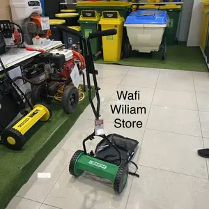 Krisbow Mesin Potong Rumput Dorong Manual 15 inch/Hand Push Reel Mower