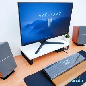 Meja Laptop / Stand Laptop / Stand Monitor / Meja monitor / Kaki Besi Kayu solid