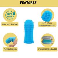 Gambar Sikat Gigi Jari Anjing Kucing Silikon Pet Finger Toothbrush - AL21 dari Cupang Guppy Kingdom Kota Tangerang 3 Tokopedia