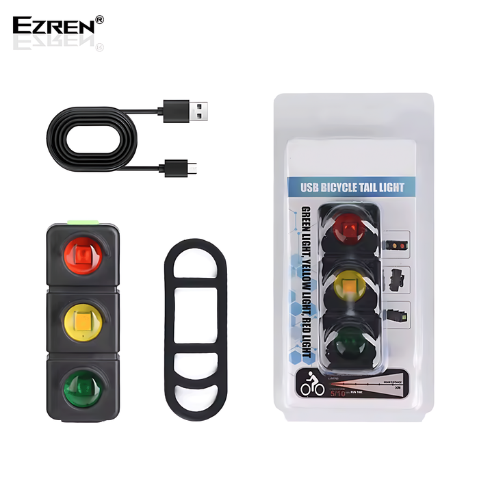 Gambar Ezren EZ-W19 Lampu Belakang Sepeda Model Lampu Merah 7 Mode Bicycle Tail Lights dari House Sparepart Kab. Tangerang Tokopedia
