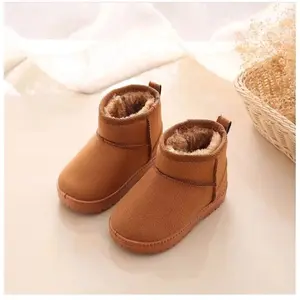 Sepatu Winter Anak Boot Kids Musim Dingin Lapis Bulu Suede Toodler Salju Import Fashion